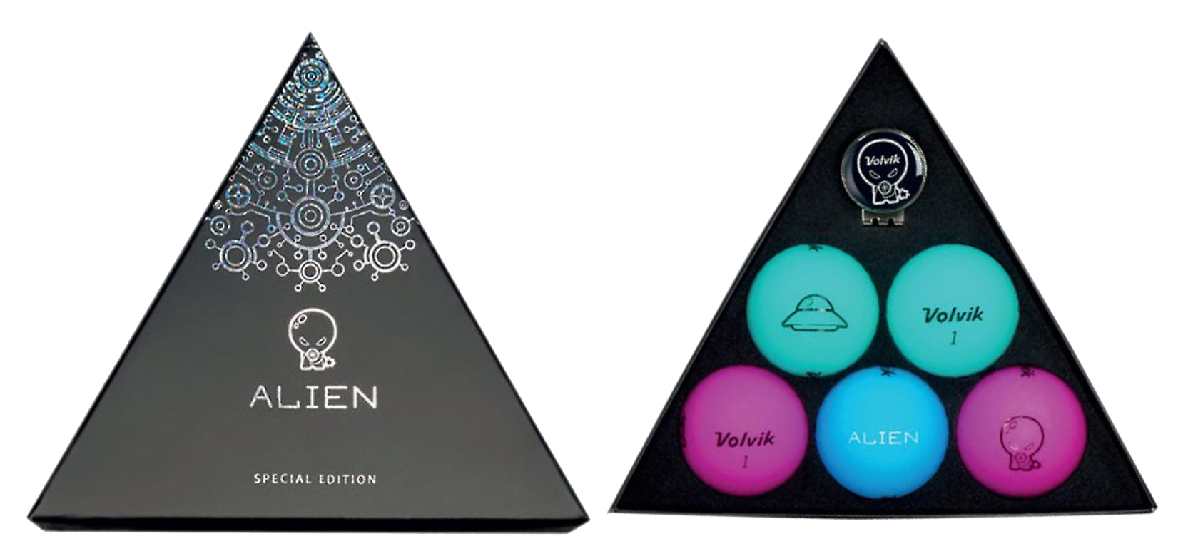 Volvik Alien Box 5x VIVID balls + Marker 209.000124_1